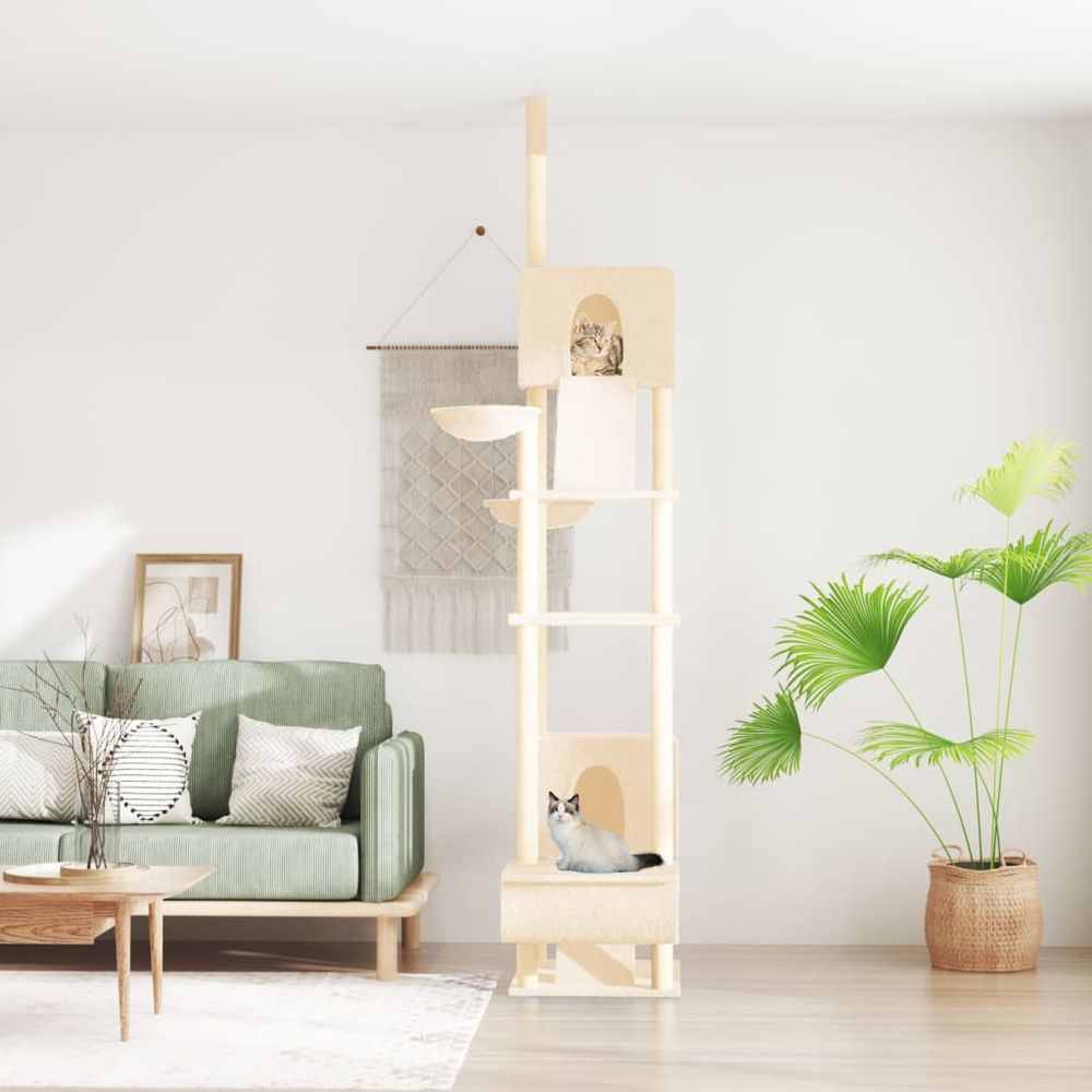 Floor to ceiling cat tree 277-303 cm