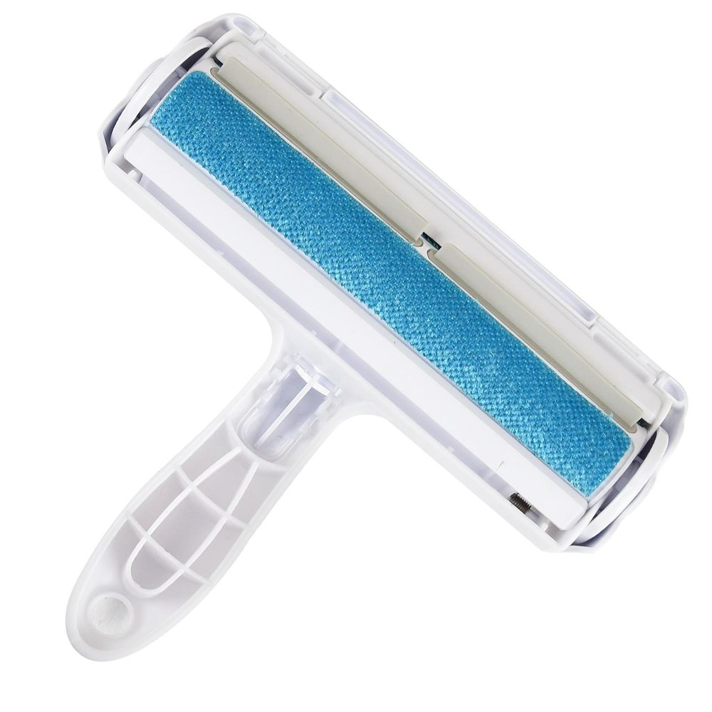 Pet hair roller remover to pick up loose animal, dog, cat, puppy, kitten hair and fur