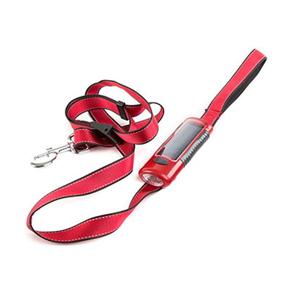Red pet dog lead/leash 2.5cm x 180cm DNO Gor Pets DOG-e-Lite