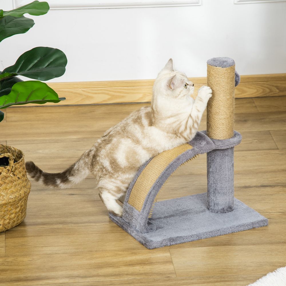 Cat Tree Climbing Activity Center with Scratching Massage Board Hanging Ball