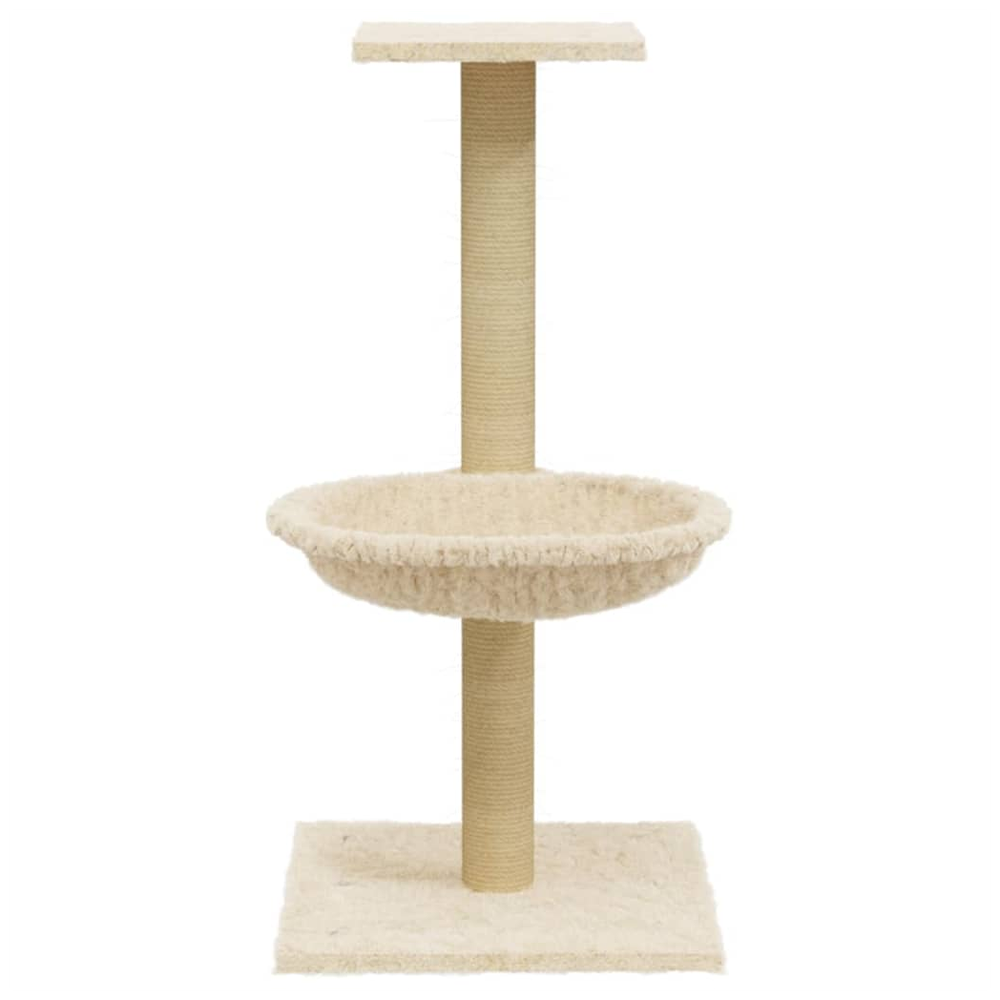 Cat tree with sisal scratching post 74 cm