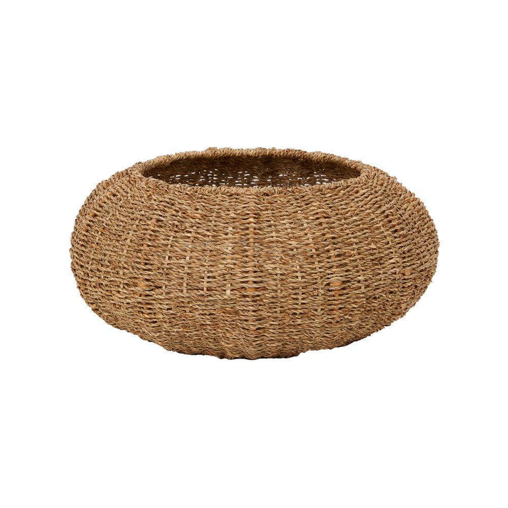 Teamson indoor wicker cat or small dog bed basket & cushion