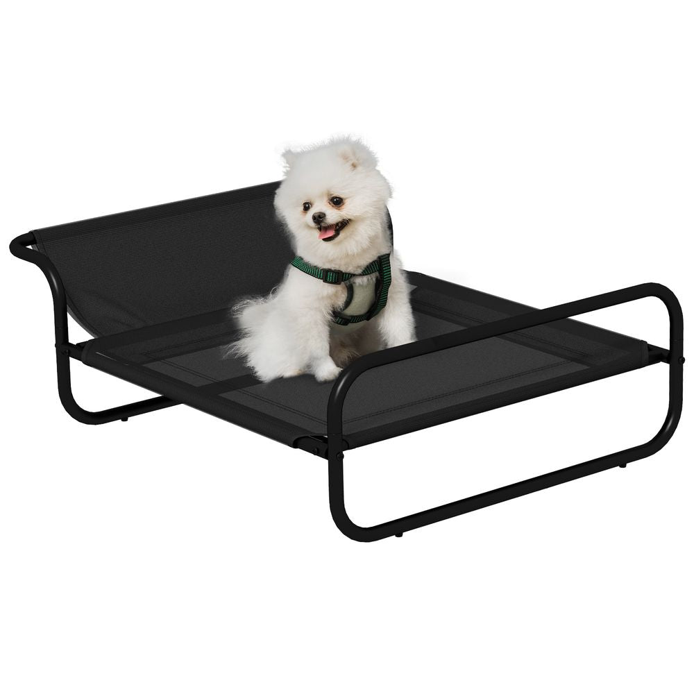 PawHut raised dog bed with slope headrest, for small dogs, 80 x 59 x 26cm