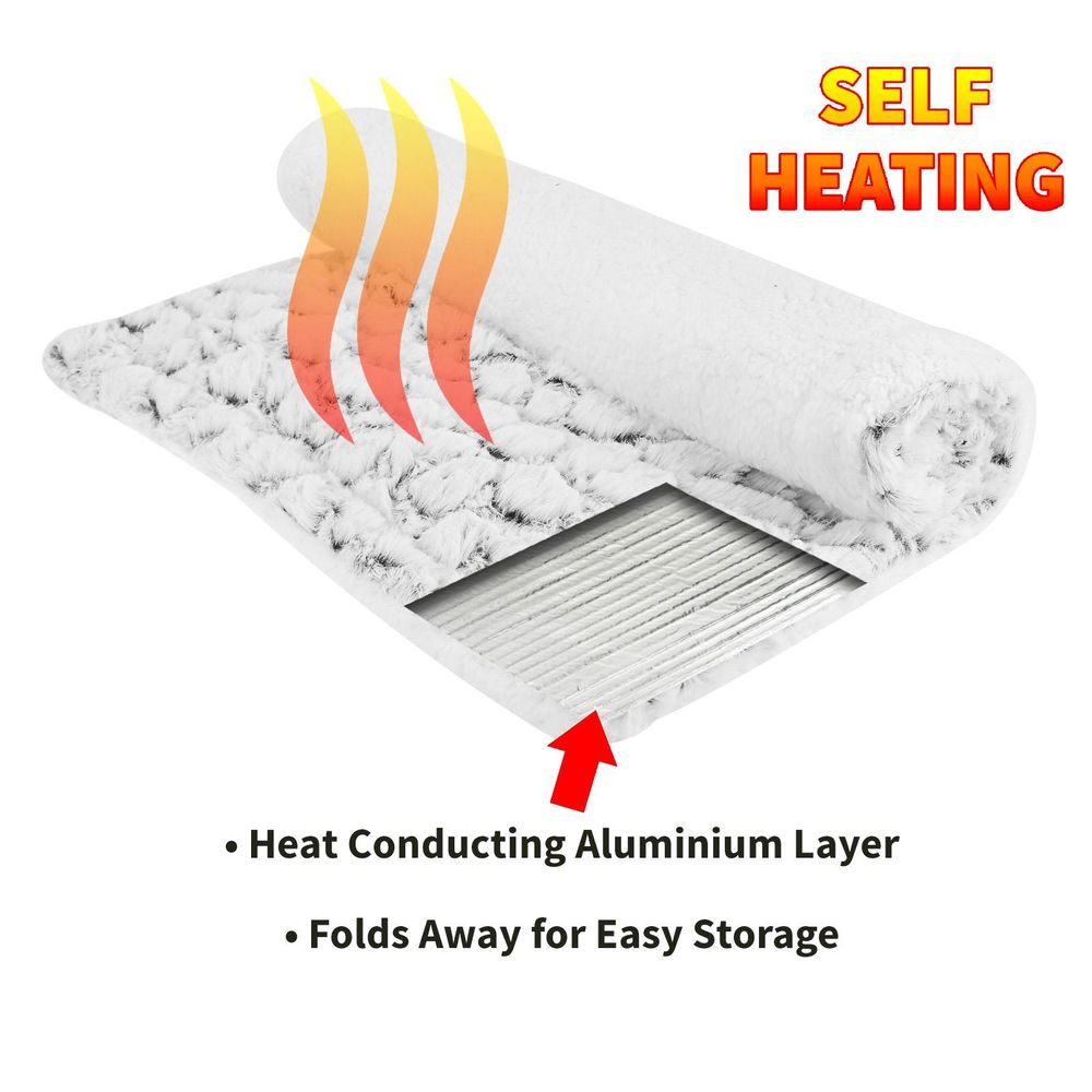 Self heating pet bed (70cm x 47cm)