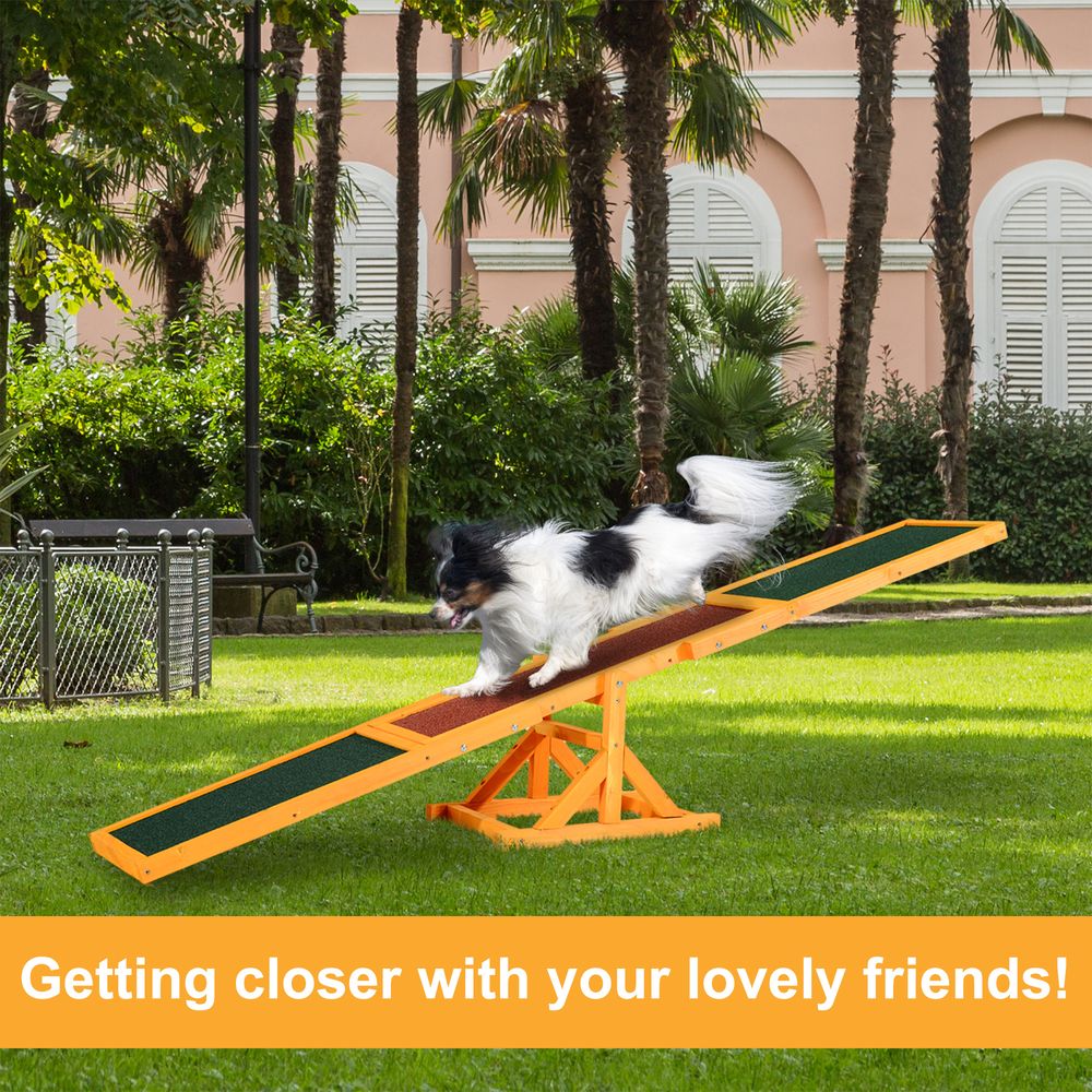 Pet dog agility seesaw training equipment, exercise, play - Pawhut