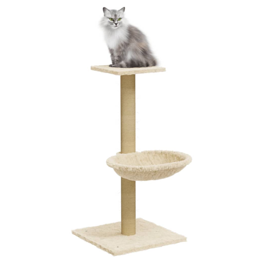 Cat tree with sisal scratching post 74 cm