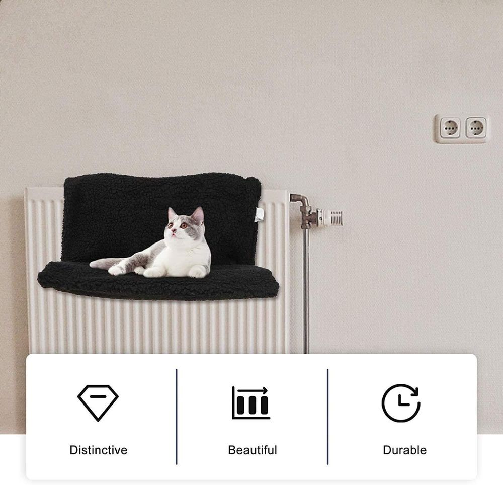 Cat radiator bed - Black