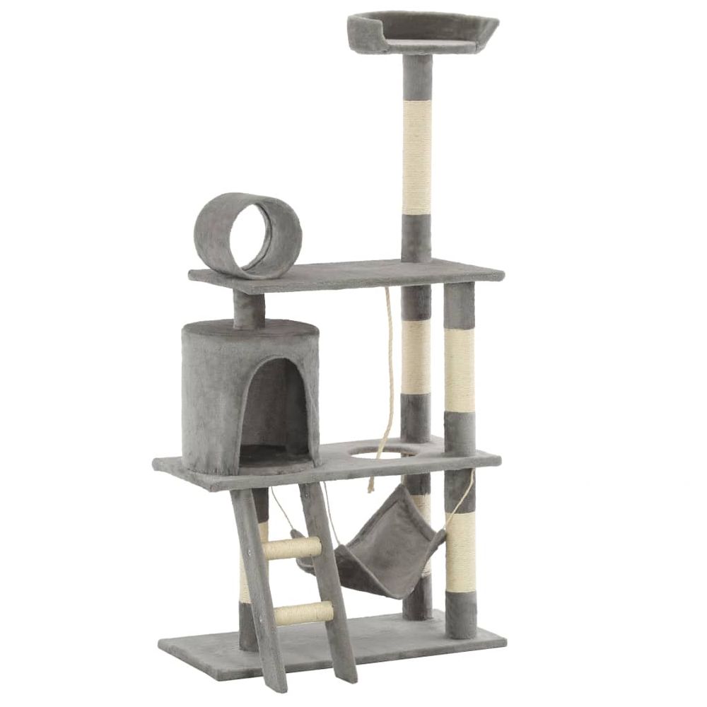 Cat tree with sisal scratching posts 140 cm